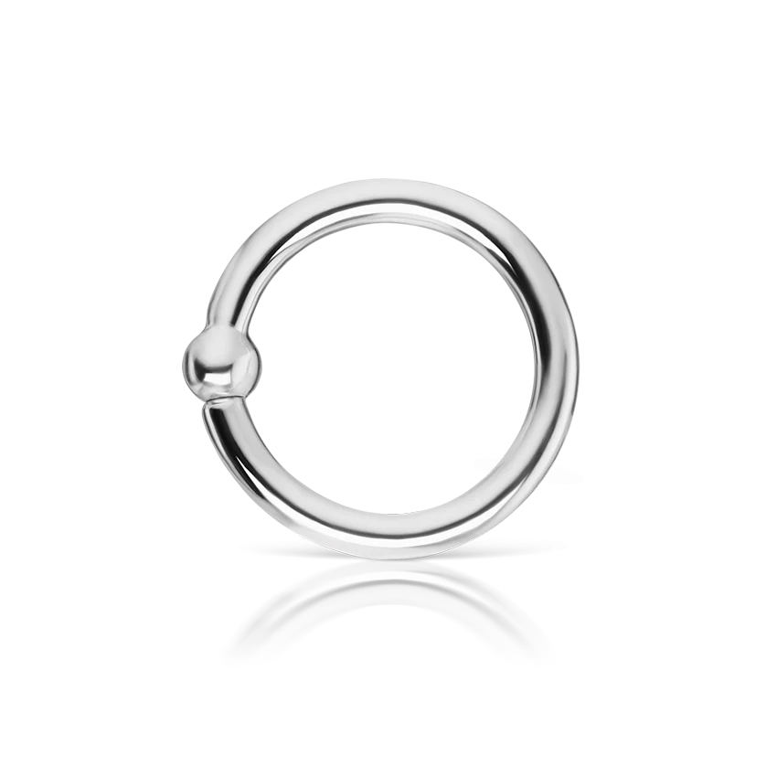 Fixed Gold Ball Ring - Image 3