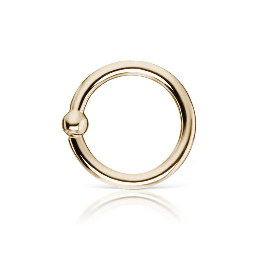 Fixed Gold Ball Ring - Image 32