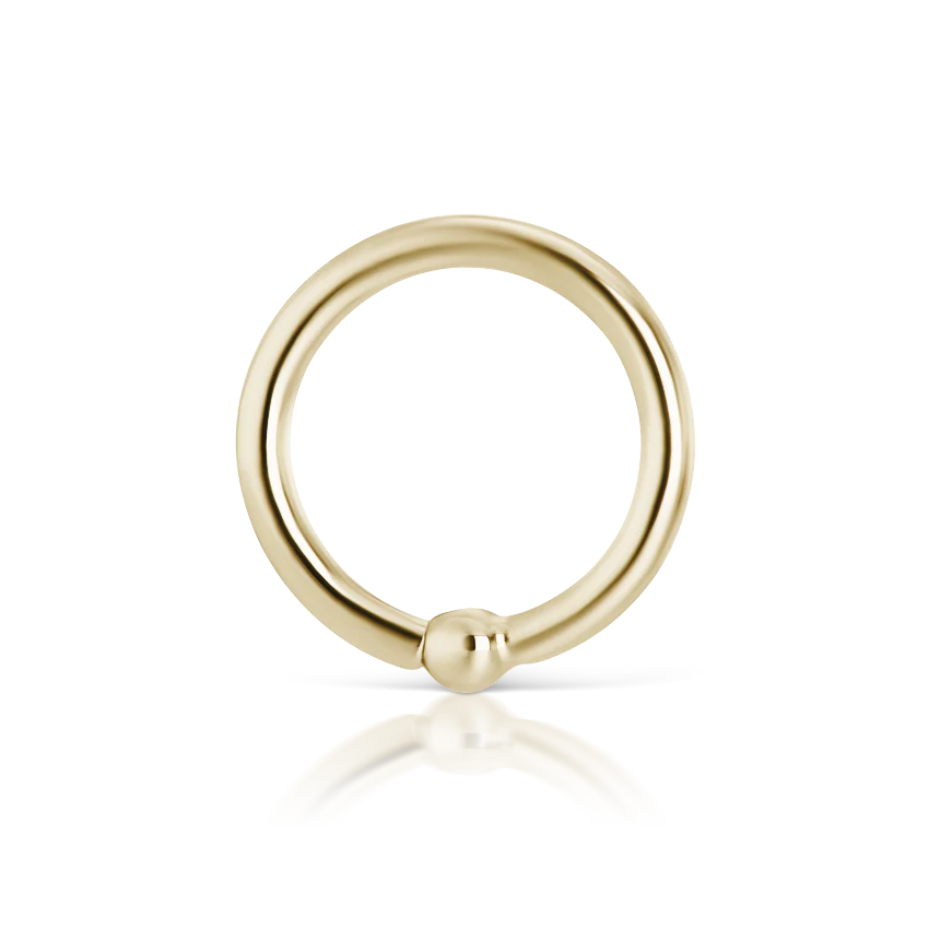 Fixed Gold Ball Ring - Image 33