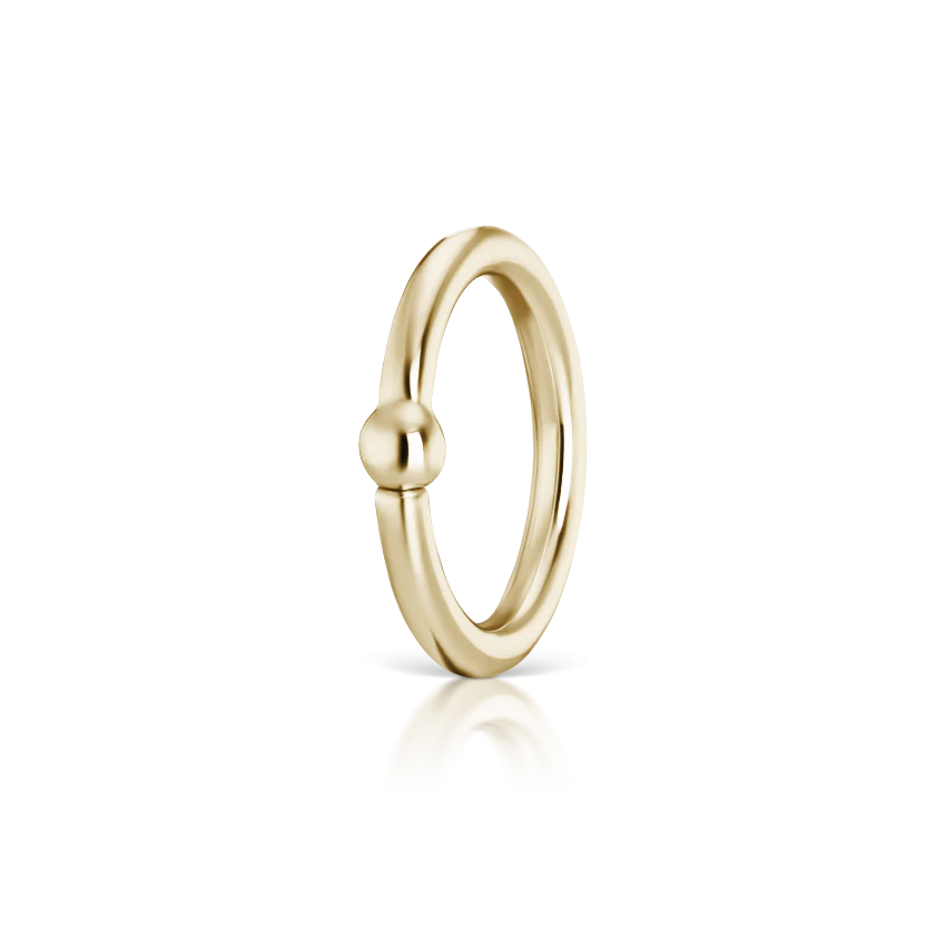 Fixed Gold Ball Ring - Image 34