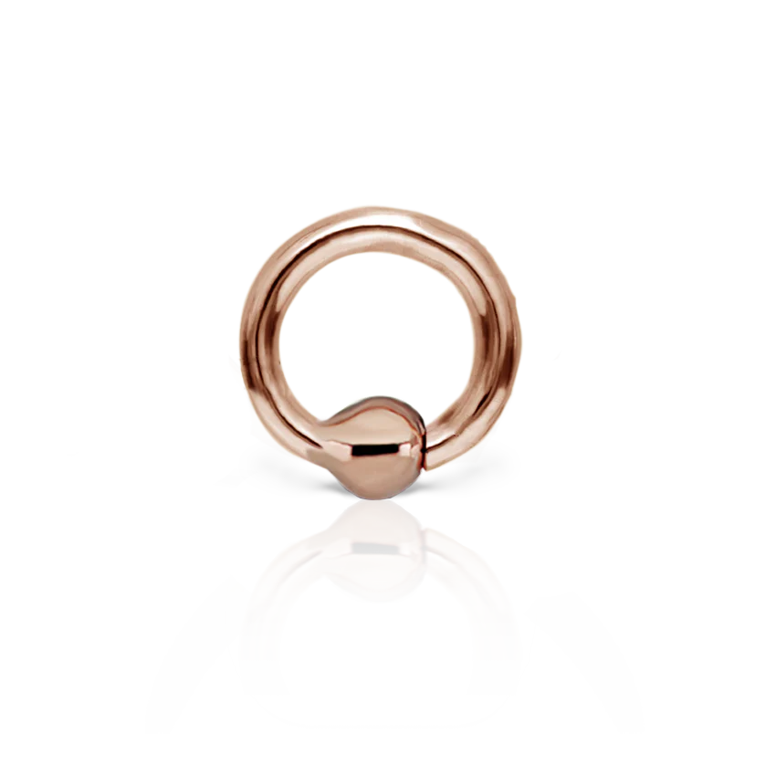 Fixed Gold Ball Ring - Image 41