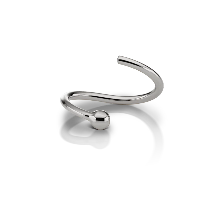 Fixed Gold Ball Ring - Image 50