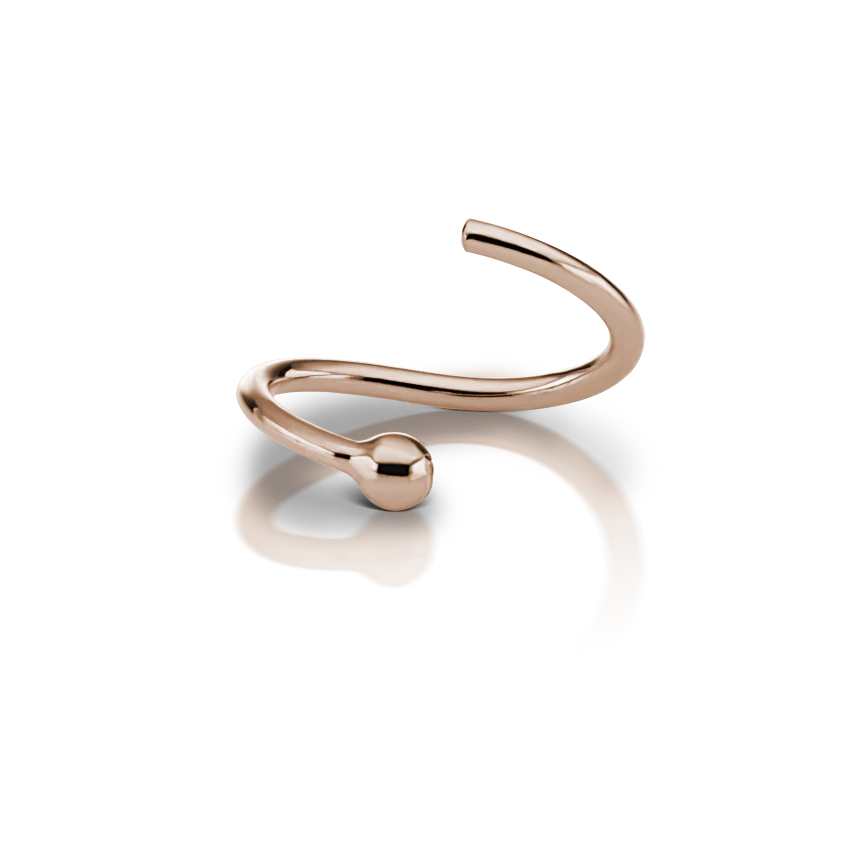 Fixed Gold Ball Ring - Image 51