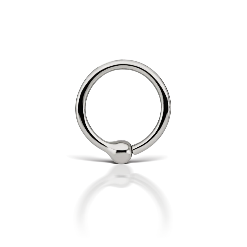Fixed Gold Ball Ring - Image 8