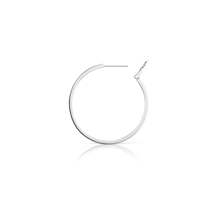 Flat Hoop Earring - Image 3