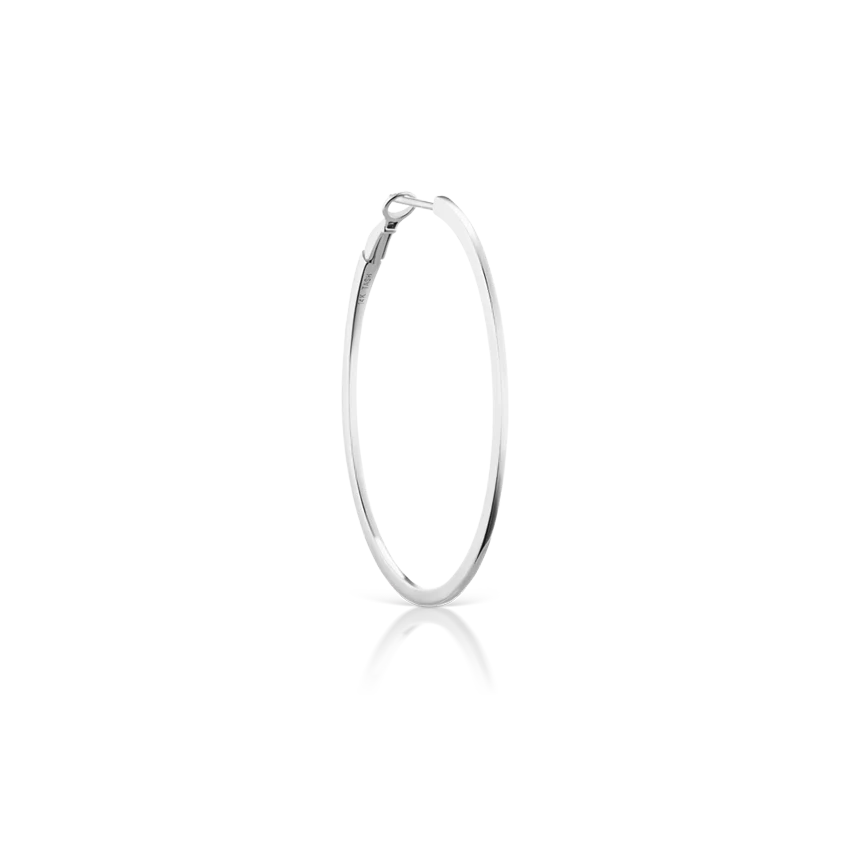 Flat Hoop Earring - Image 5
