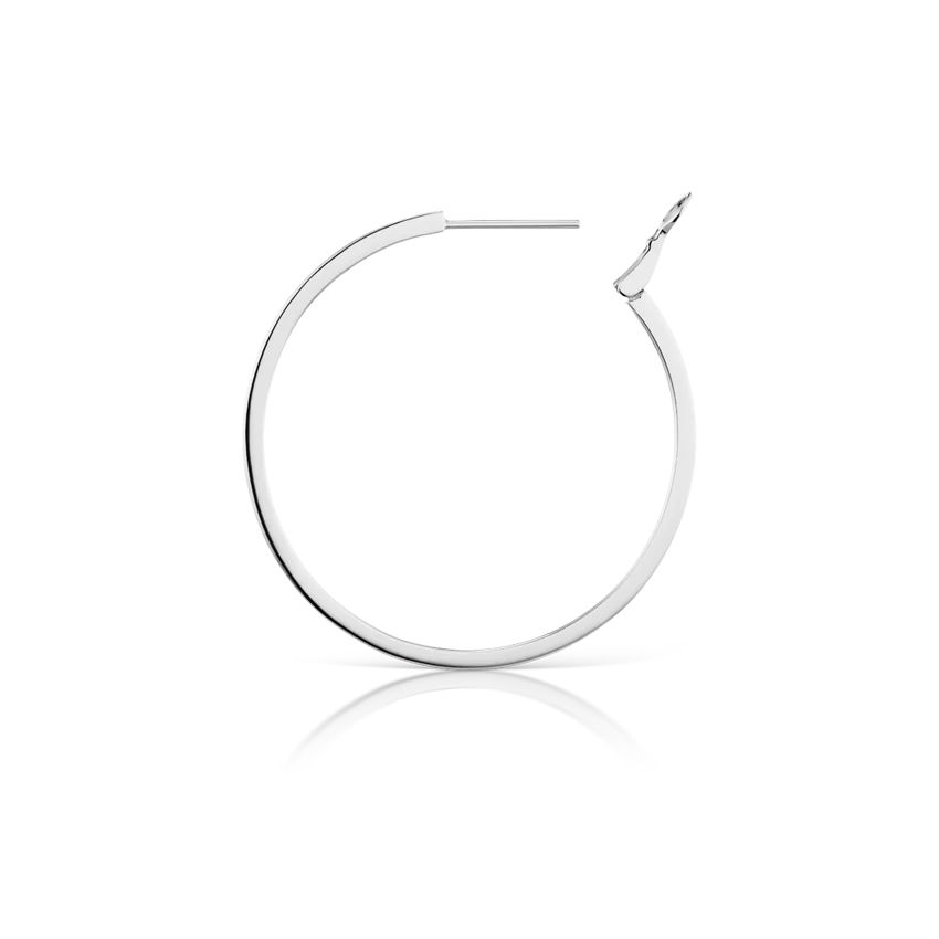 Flat Hoop Earring - Image 6