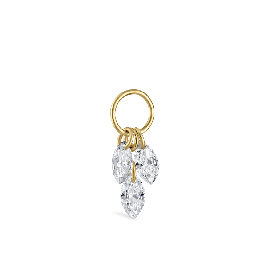 Floating Diamond Plume Charm - Image 11