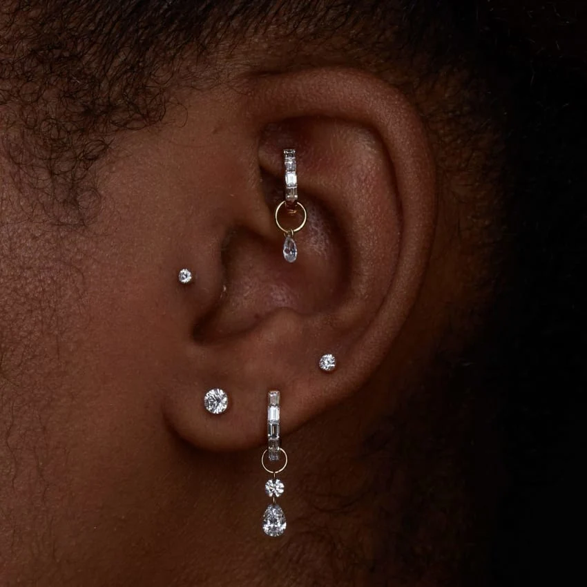 Floating Double Diamond Charm - Image 10