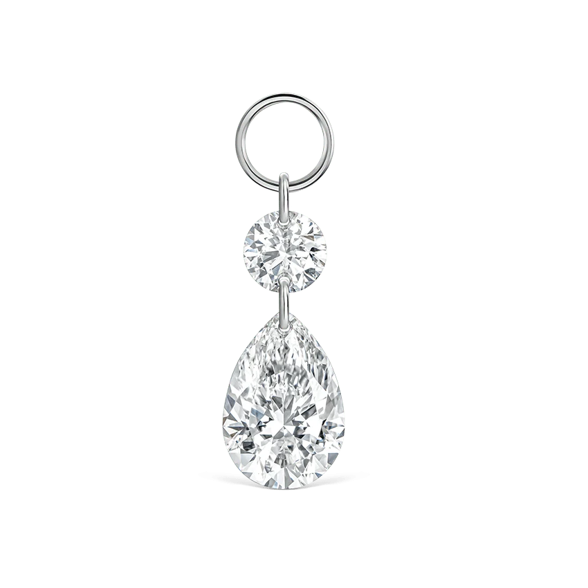 Floating Double Diamond Charm - Image 7