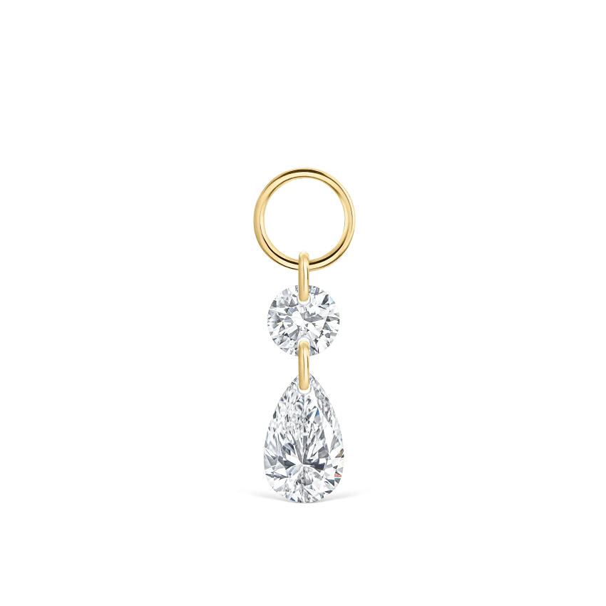Floating Double Diamond Charm - Image 9