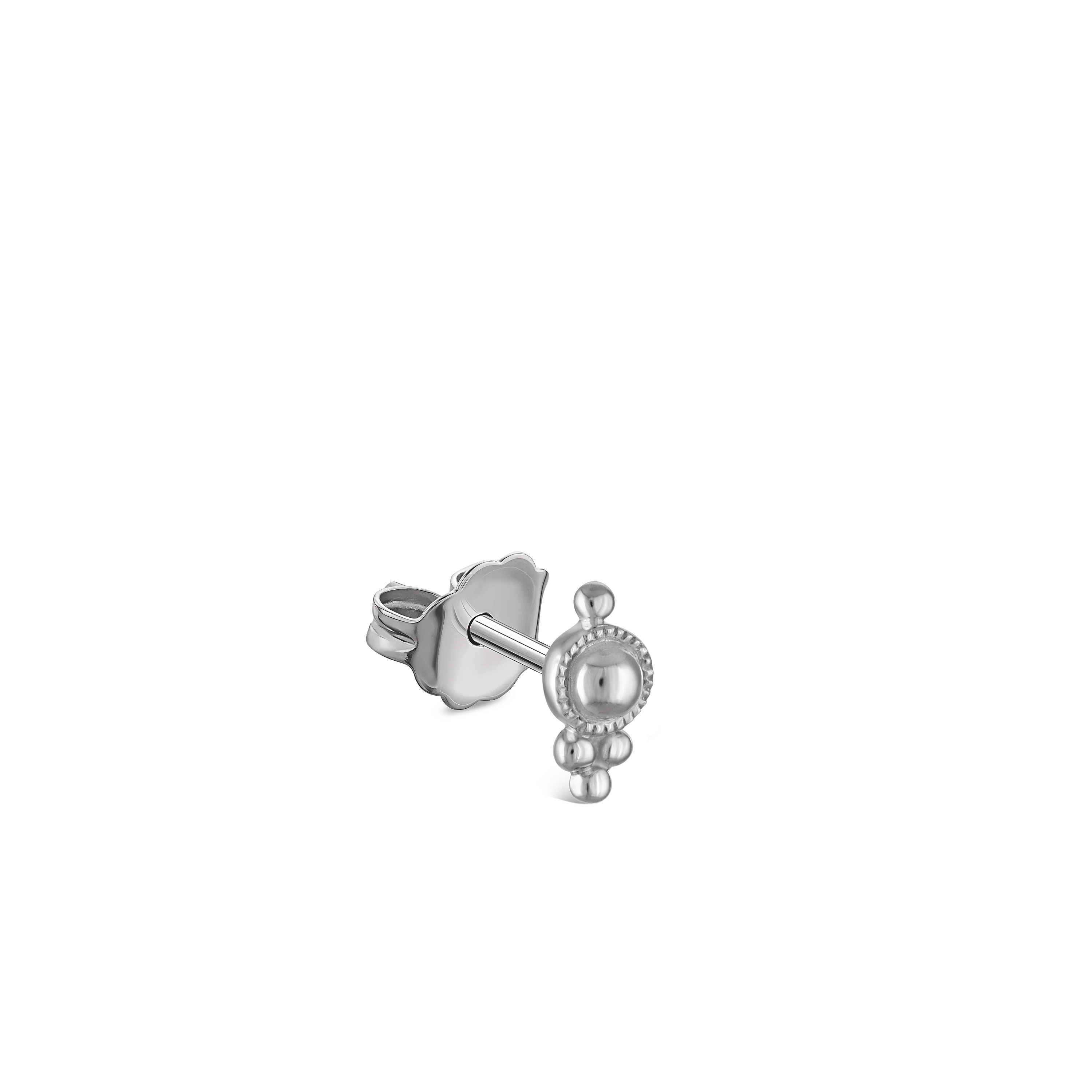 Four Ball Trinity Stud Earring - Image 8