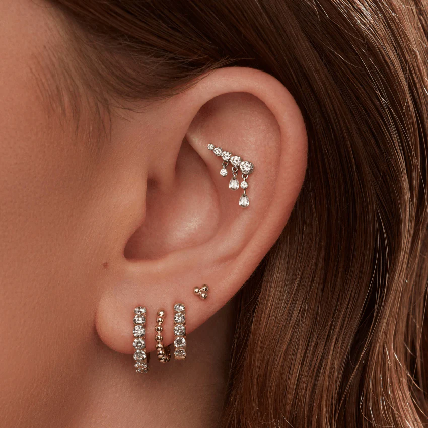 Granulated Hoop Earring - Image 13
