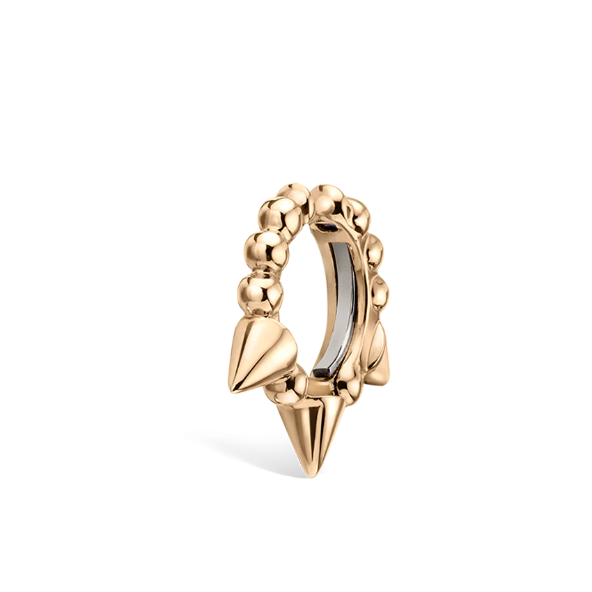 Granulated Triple Short Spike Tash Cuff Earring - Image 20