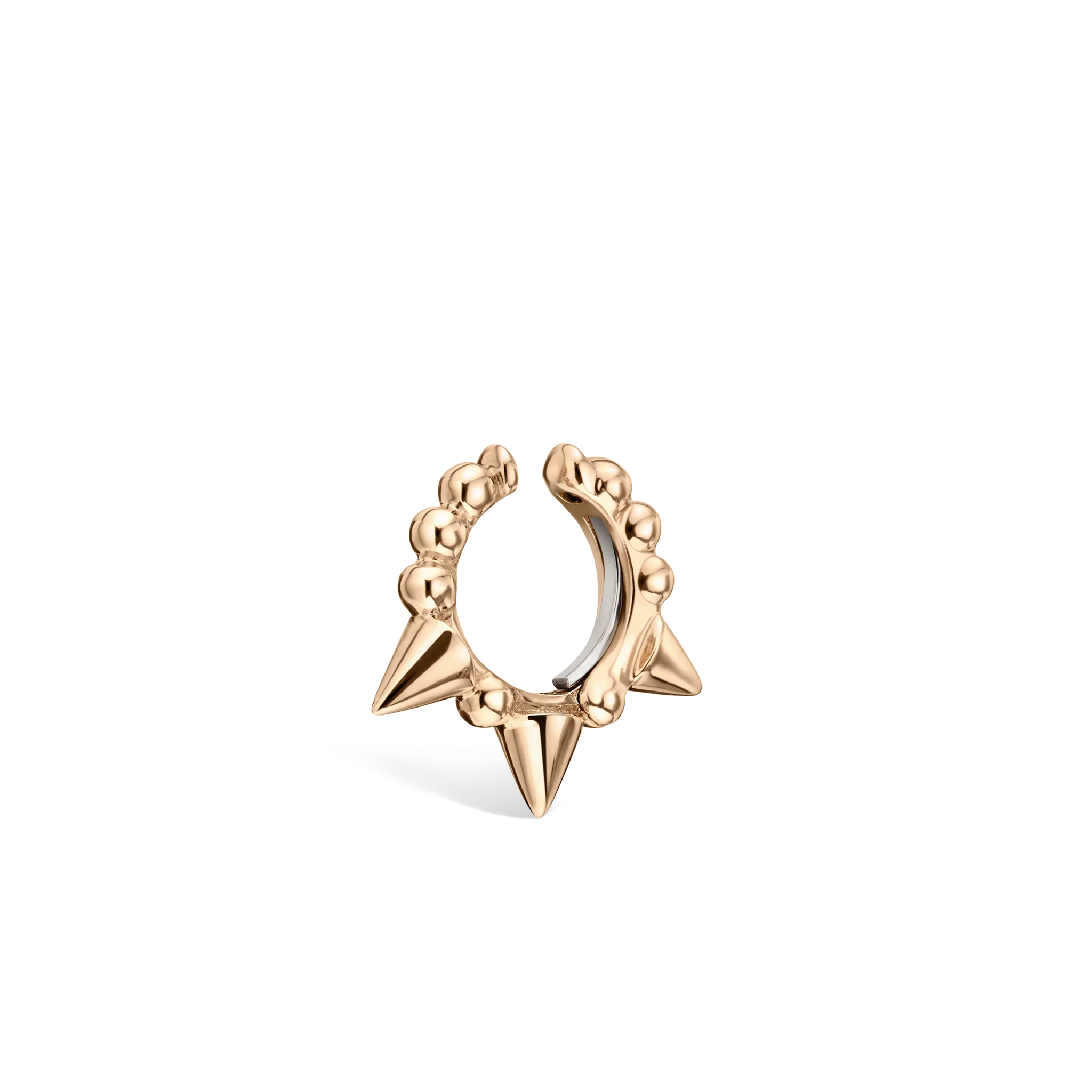 Granulated Triple Short Spike Tash Cuff Earring - Image 26
