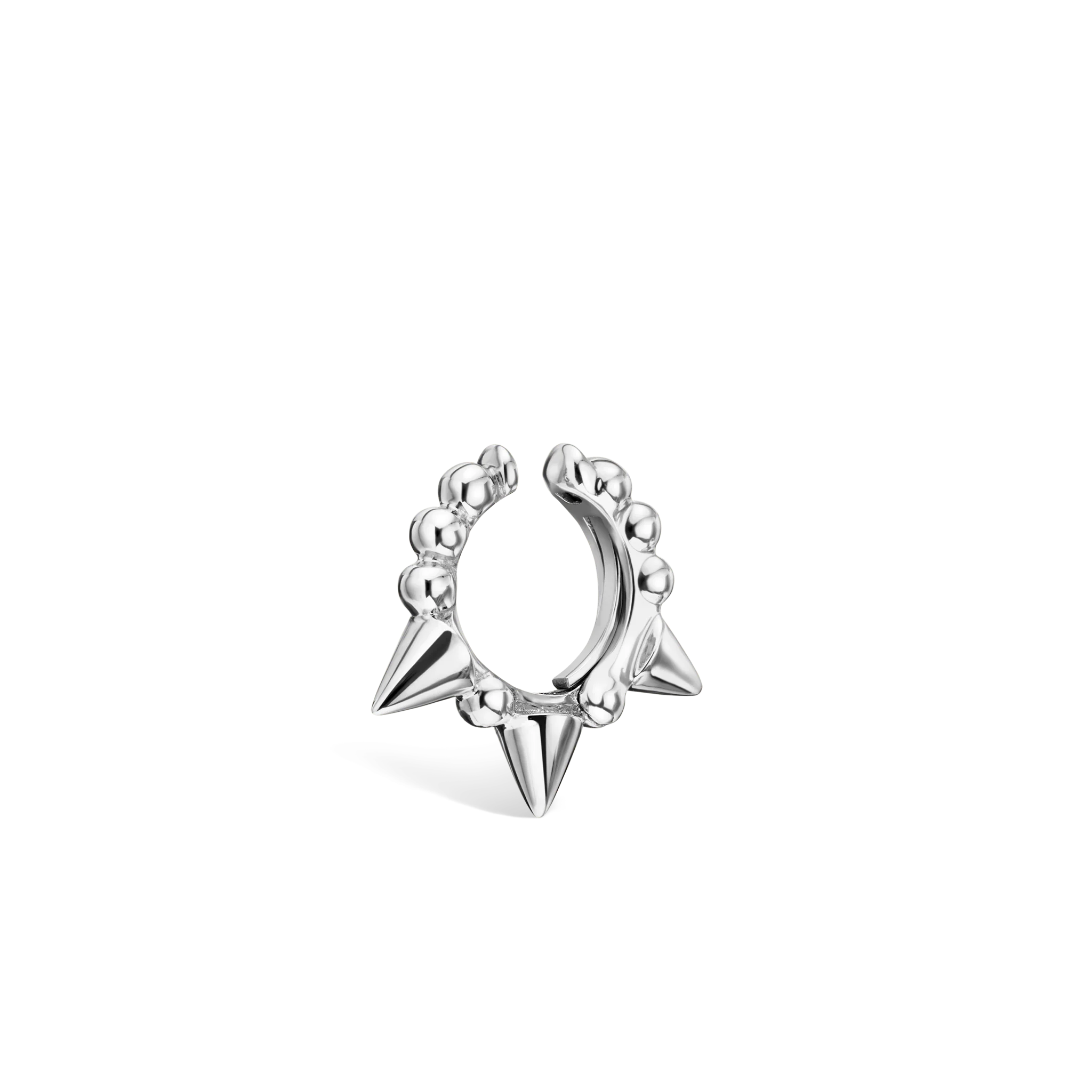 Granulated Triple Short Spike Tash Cuff Earring - Image 27