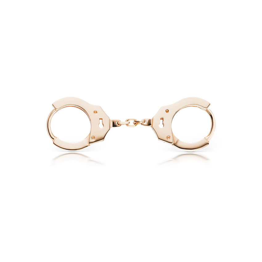 Handcuff Hoop Earring with Short Chain - Image 14