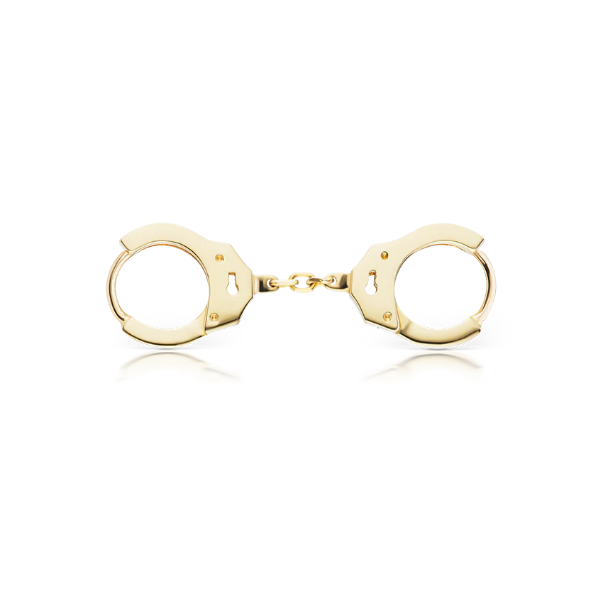 Handcuff Hoop Earring with Short Chain - Image 9
