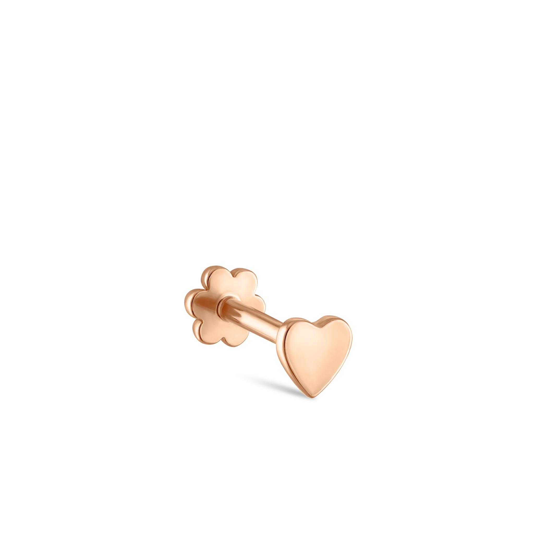 Heart Threaded Stud Earring - Image 14