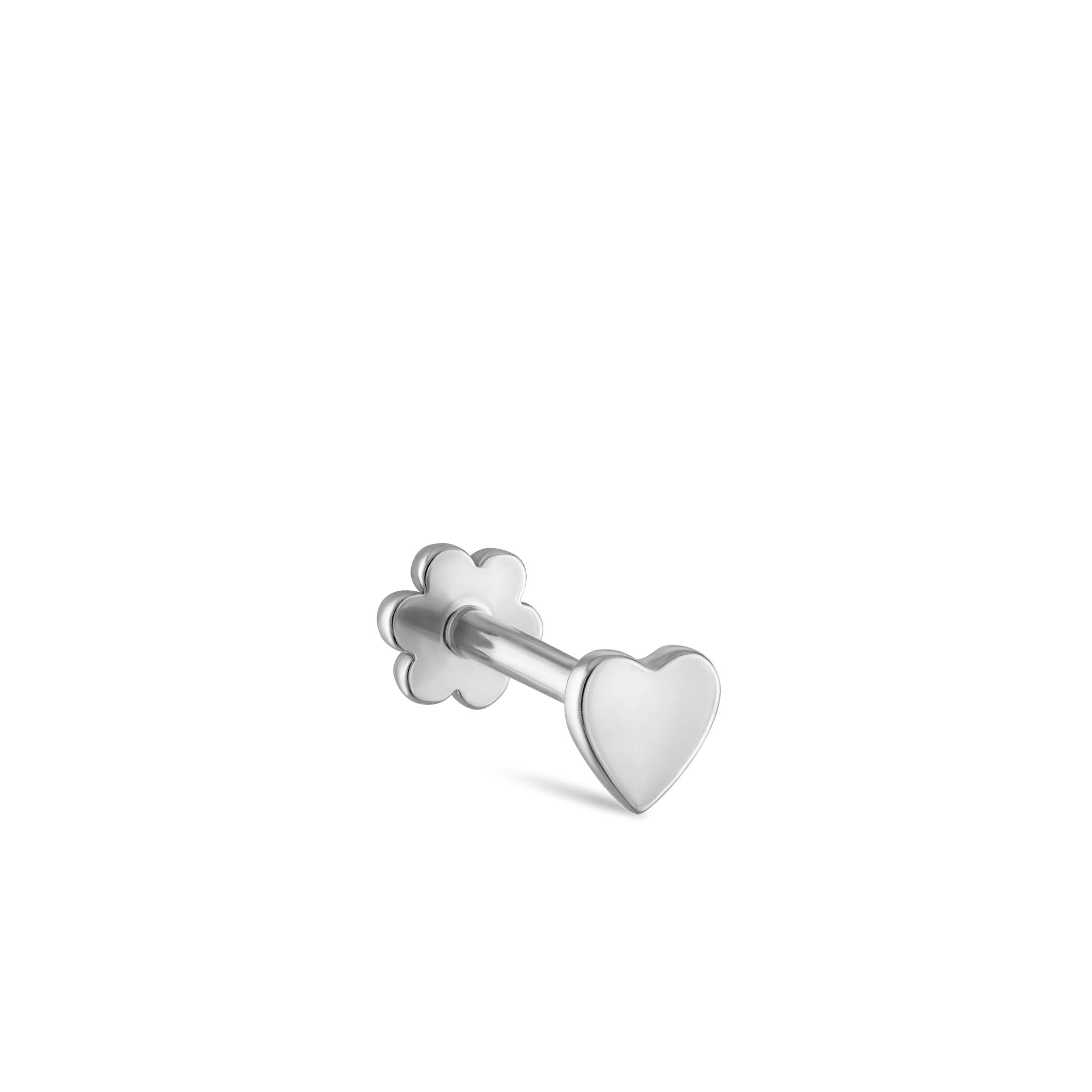 Heart Threaded Stud Earring - Image 15