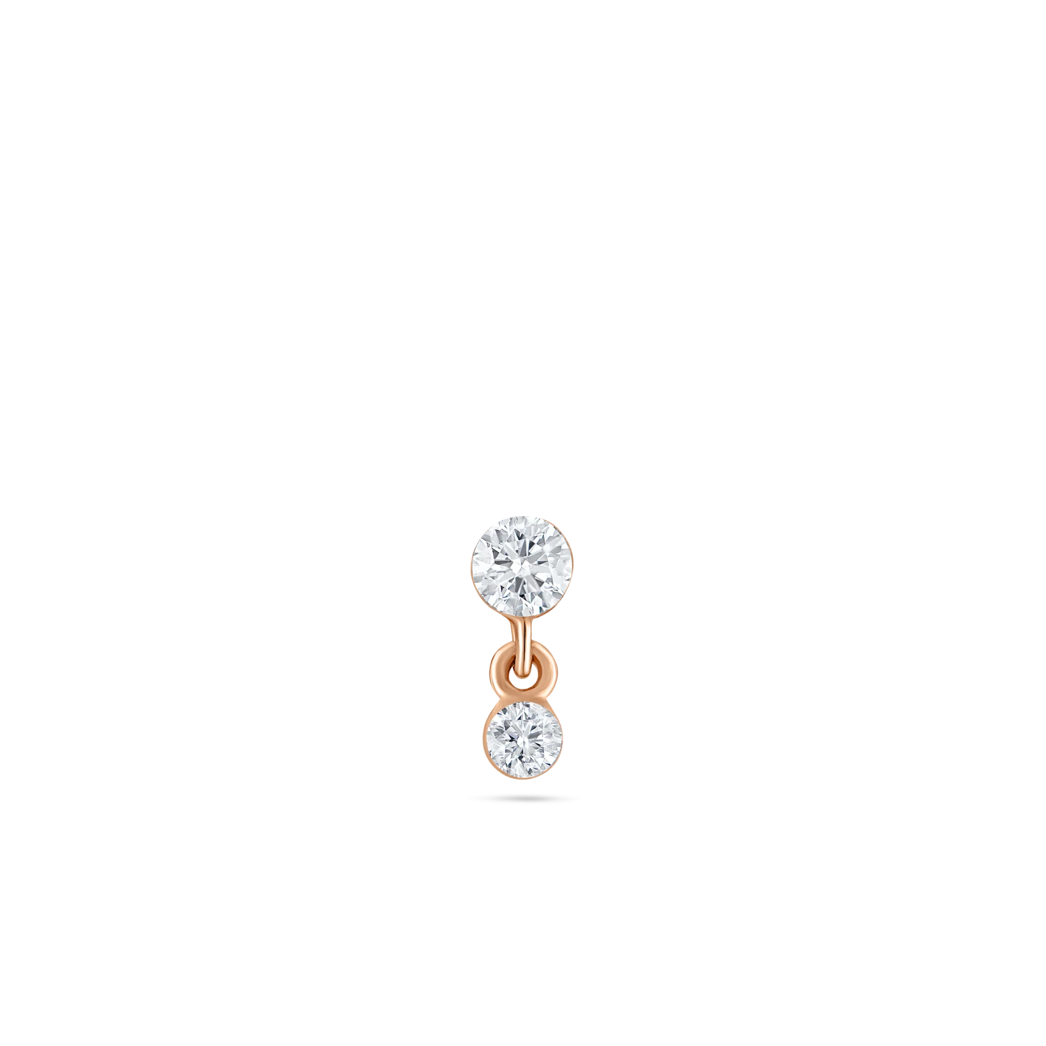 Invisible Set Diamond Dangle Stud Earring - Image 24