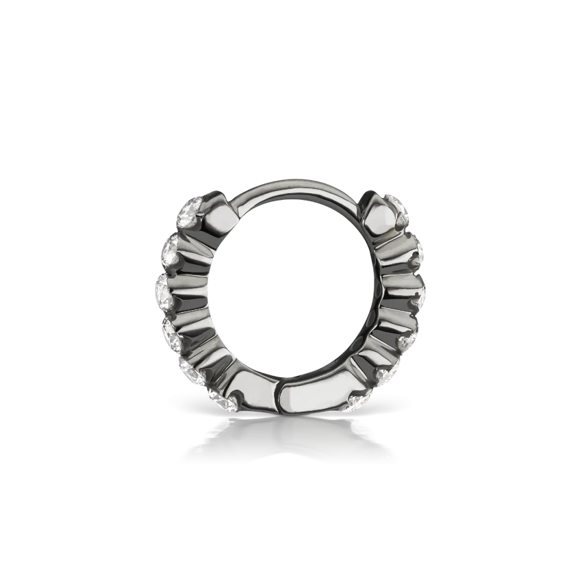 Invisible Set Diamond Eternity Hoop Earring - Image 108