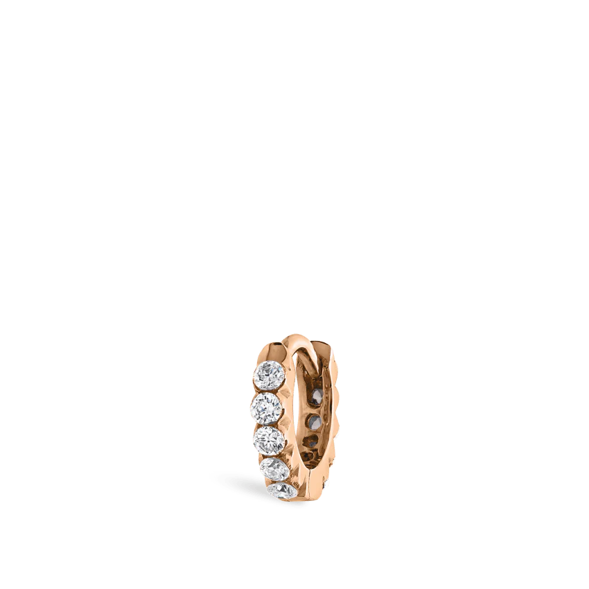 Invisible Set Diamond Eternity Hoop Earring - Image 85