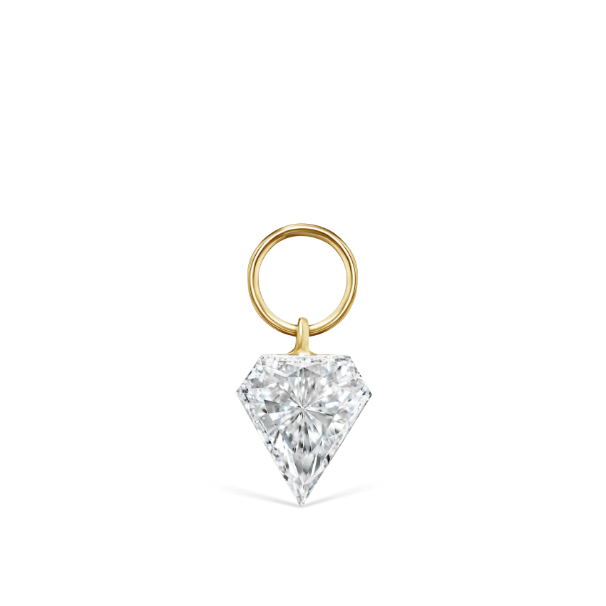 Invisible Set Diamond Silhouette Charm - Image 5