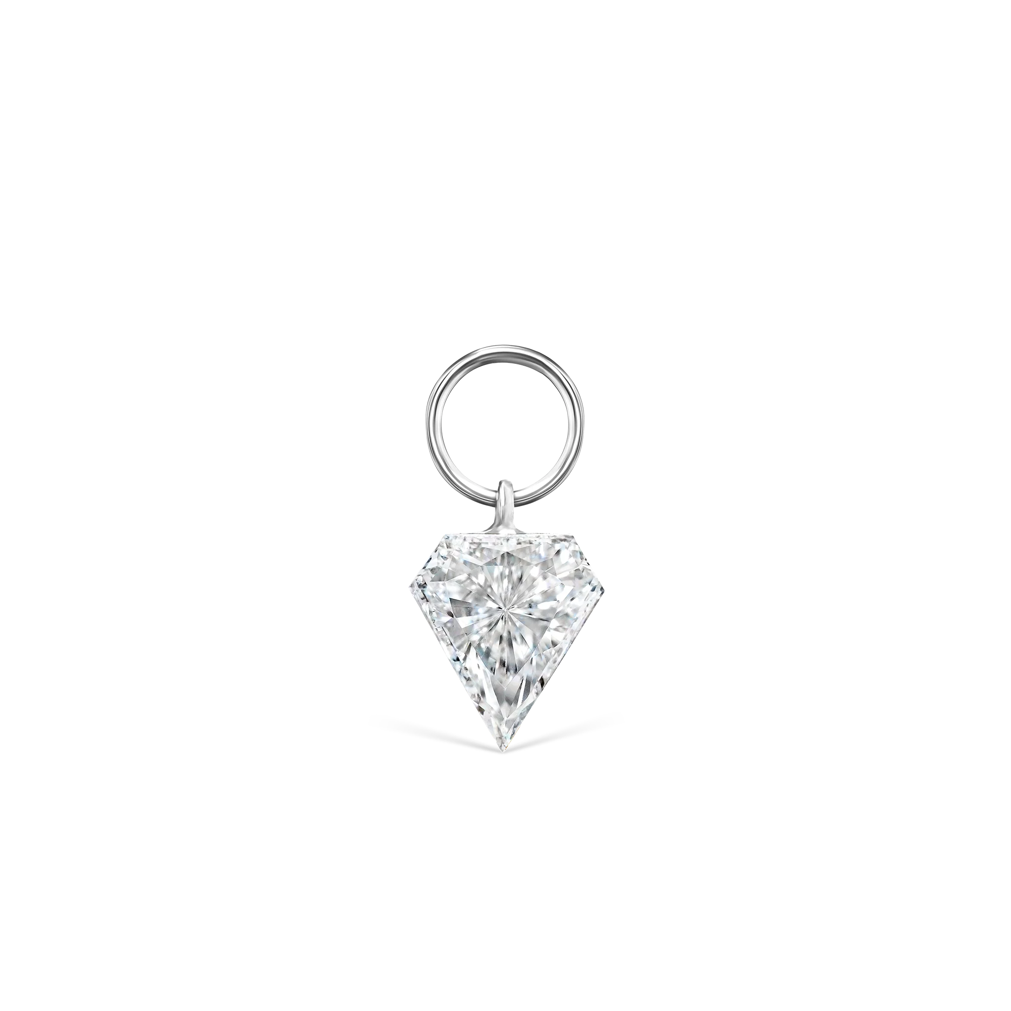 Invisible Set Diamond Silhouette Charm - Image 8