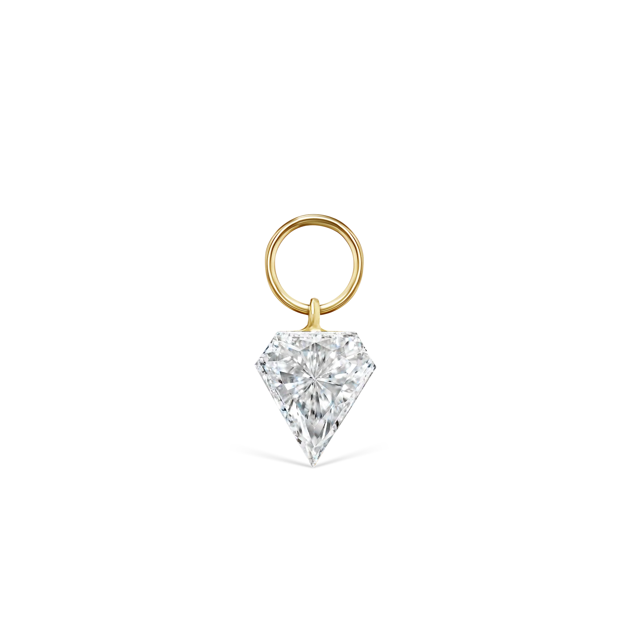 Invisible Set Diamond Silhouette Charm - Image 9