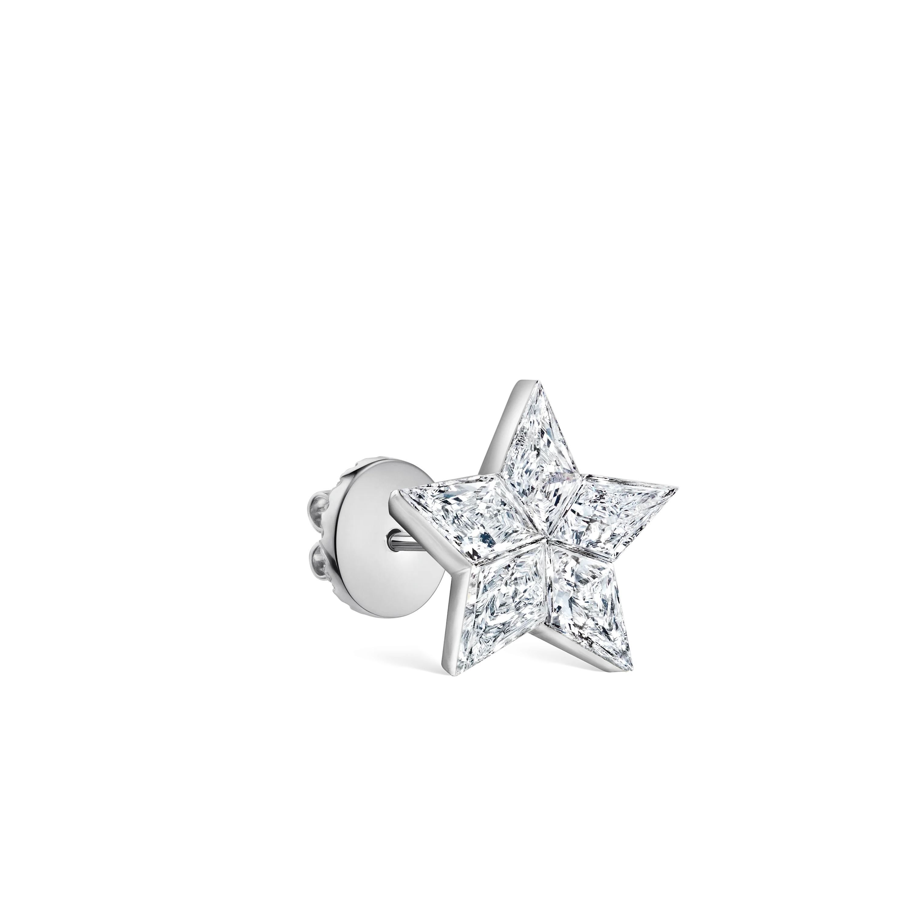 Invisible Set Diamond Star Stud Earring - Image 16