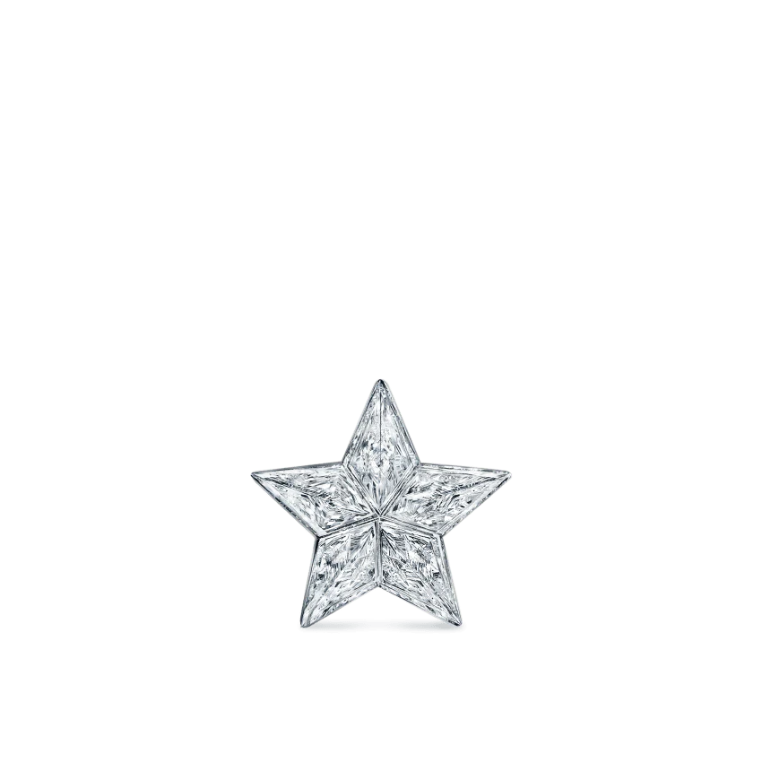 Invisible Set Diamond Star Stud Earring - Image 4