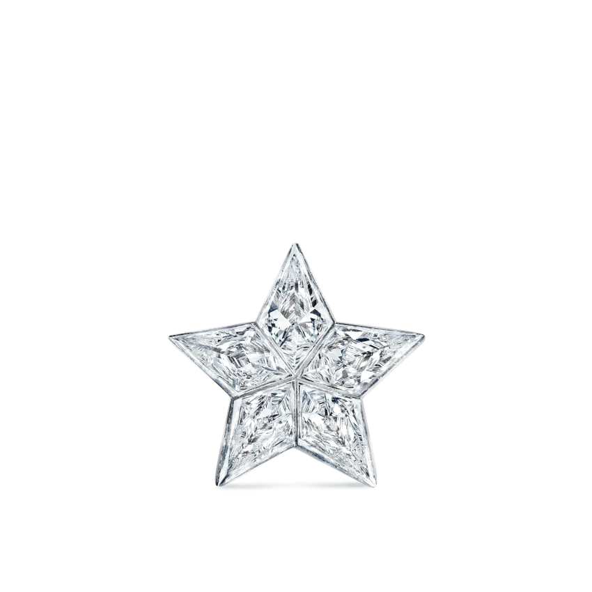 Invisible Set Diamond Star Stud Earring - Image 9