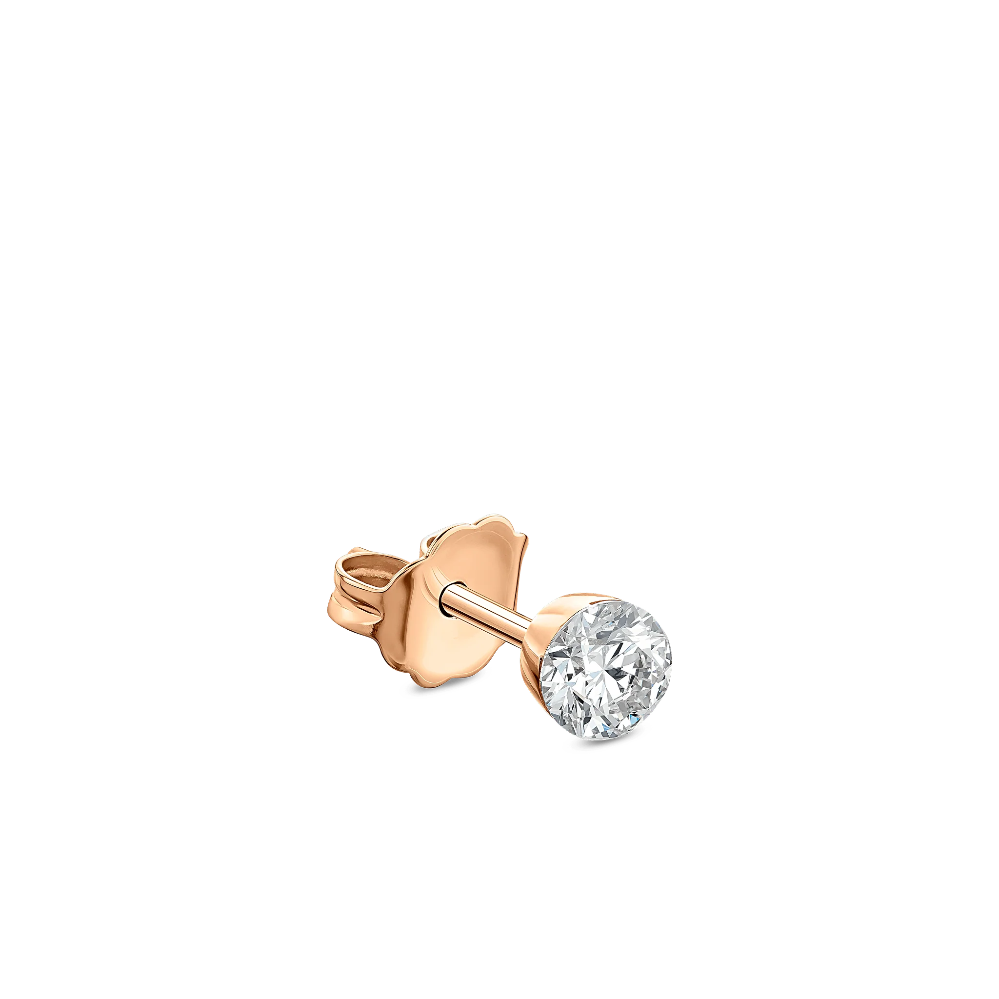 Invisible Set Diamond Stud Earring - Image 107