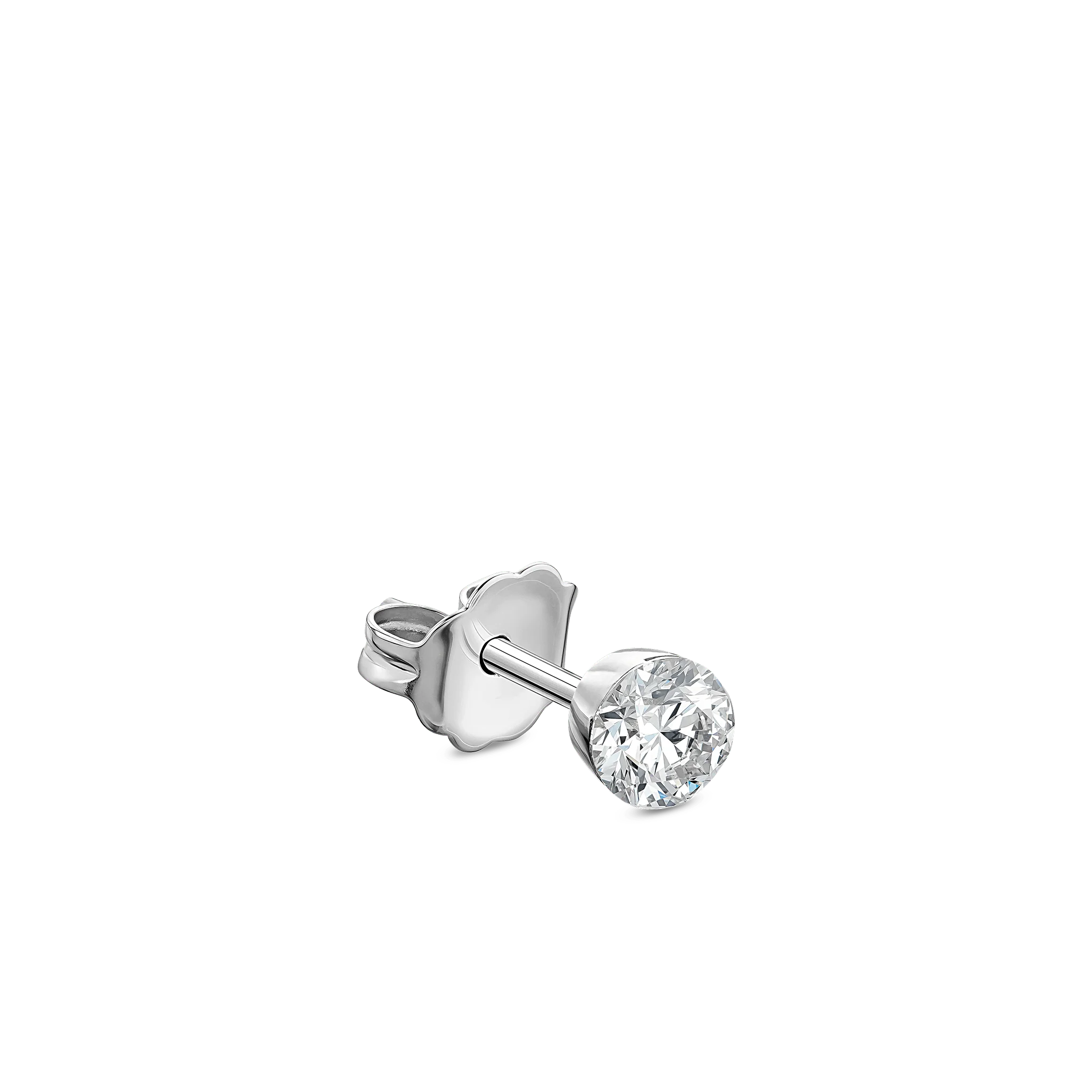 Invisible Set Diamond Stud Earring - Image 108