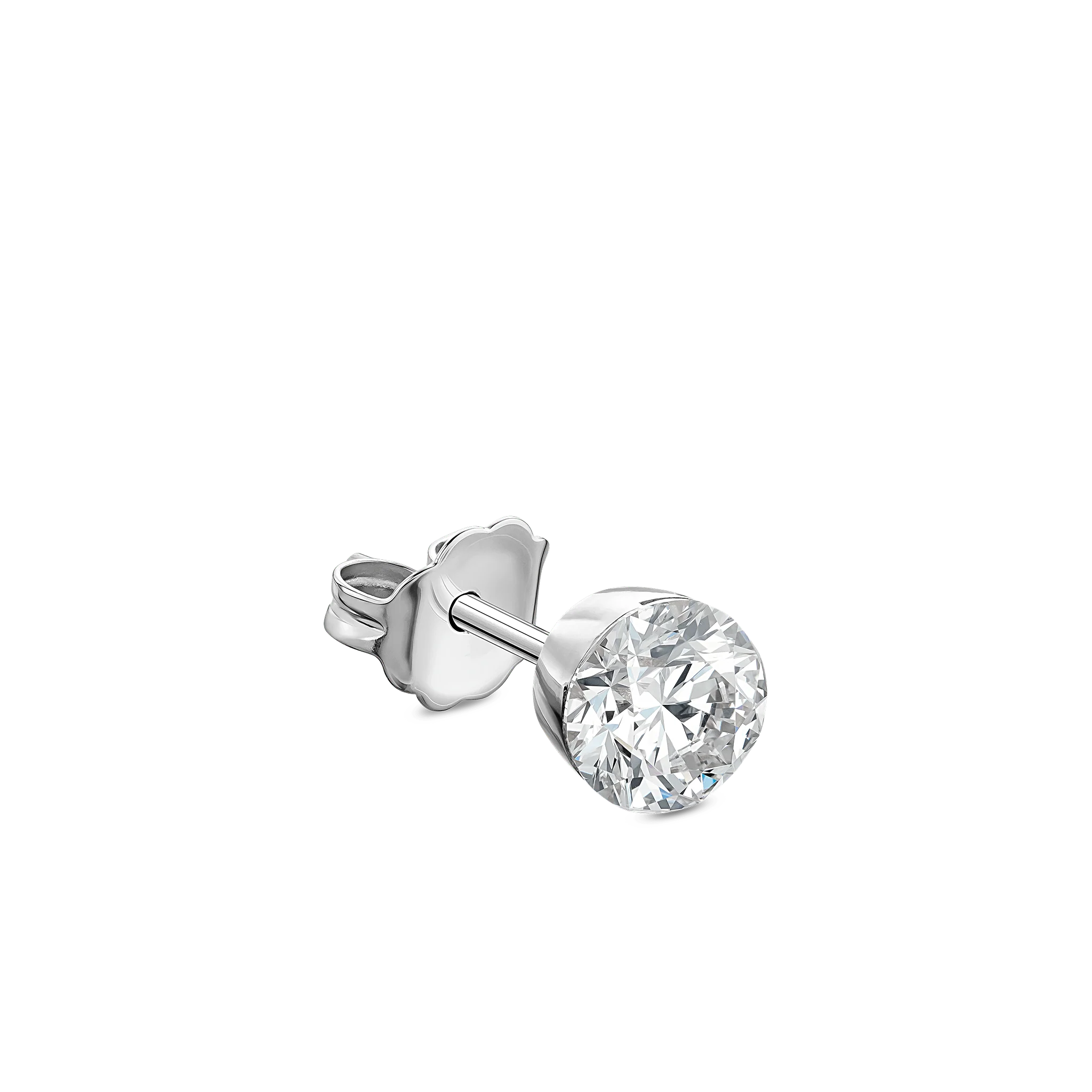 Invisible Set Diamond Stud Earring - Image 111