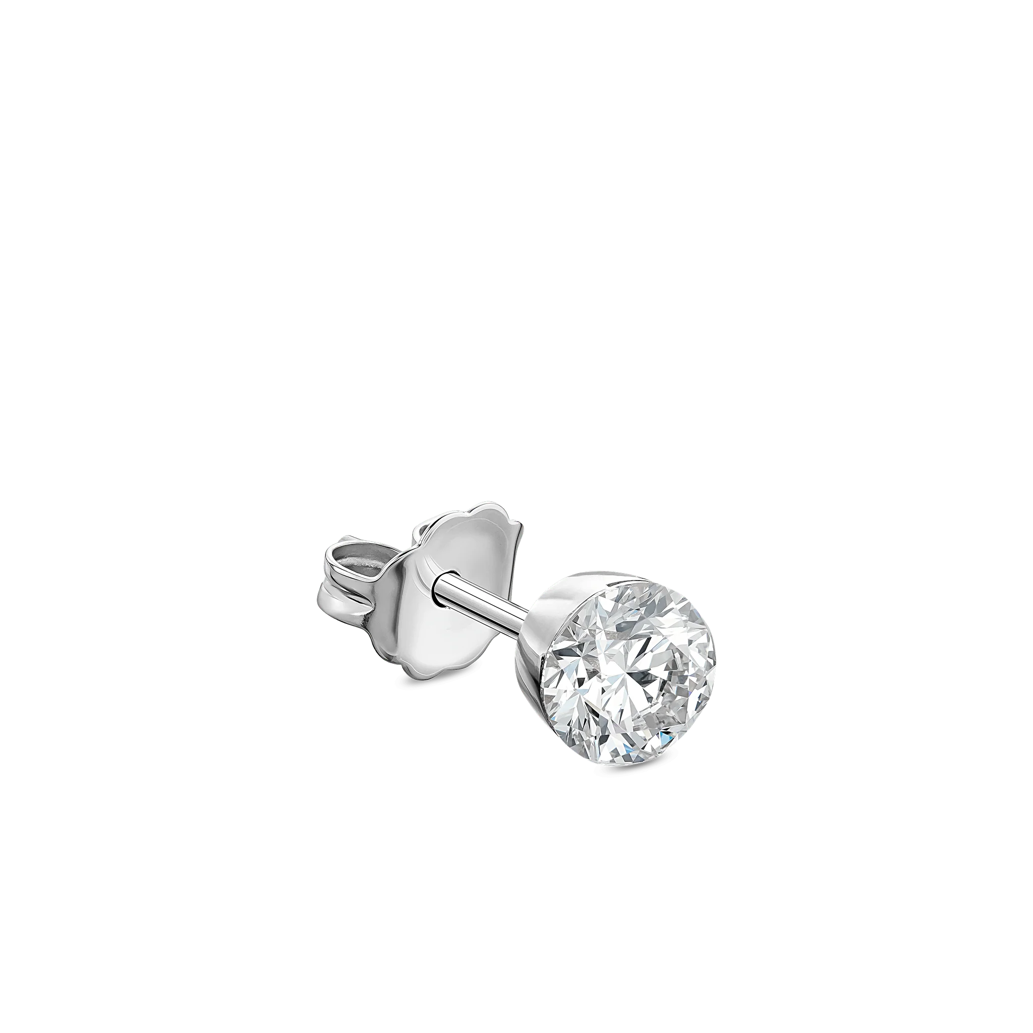 Invisible Set Diamond Stud Earring - Image 114