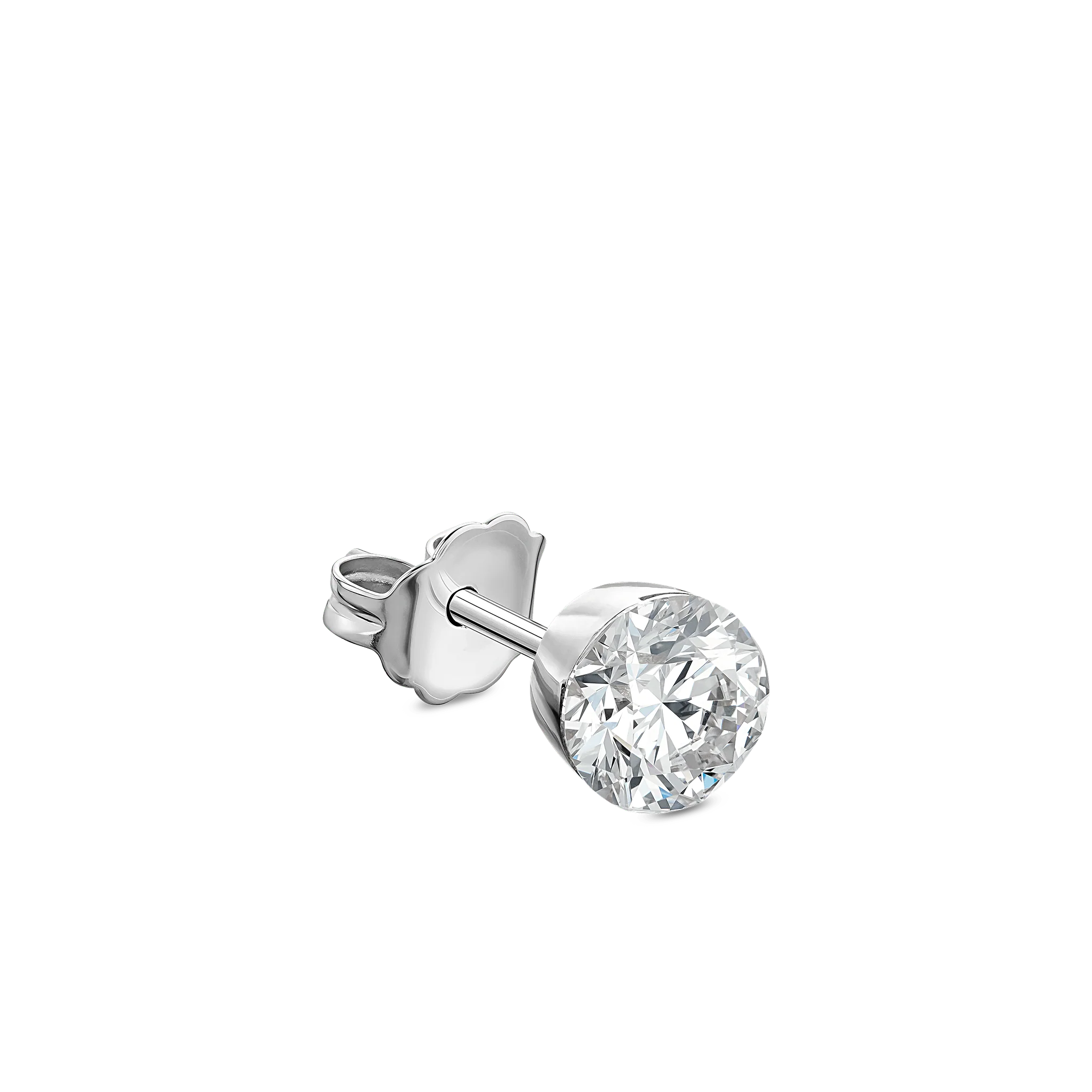 Invisible Set Diamond Stud Earring - Image 117