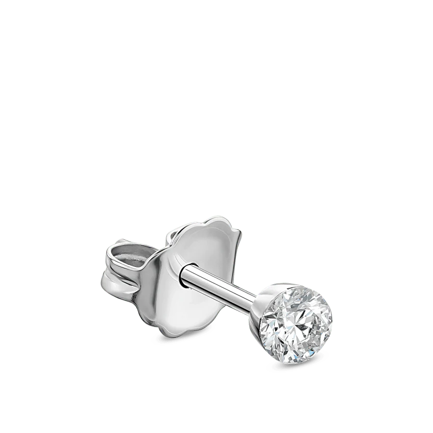 Invisible Set Diamond Stud Earring - Image 26