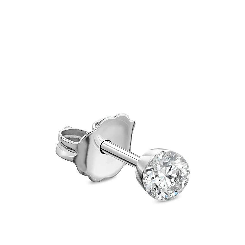 Invisible Set Diamond Stud Earring - Image 30