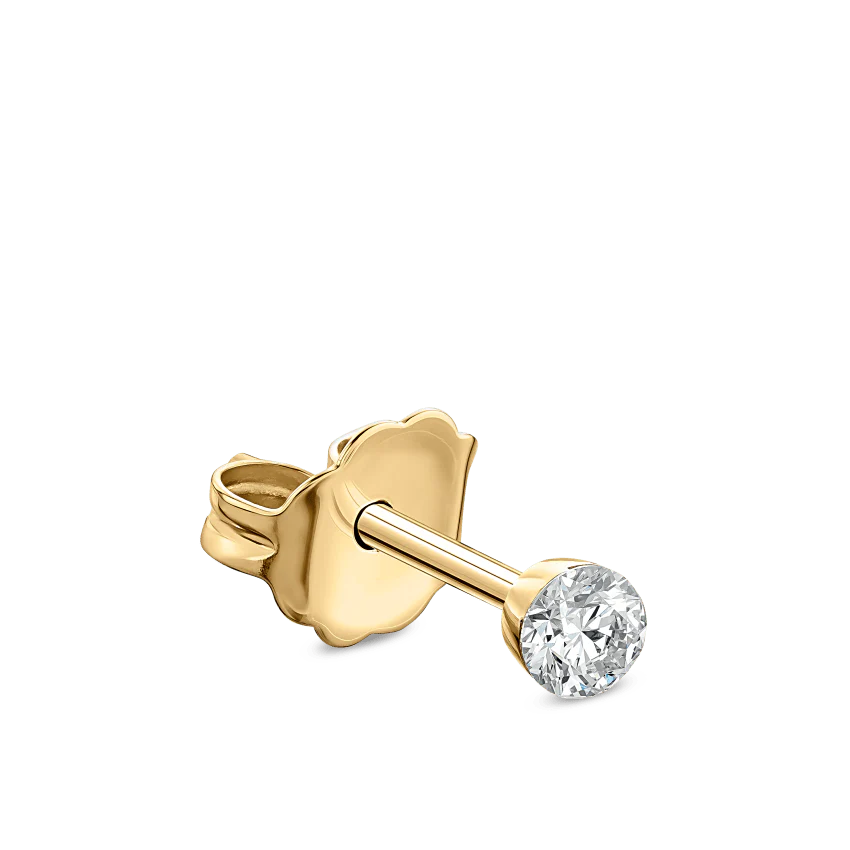 Invisible Set Diamond Stud Earring - Image 38