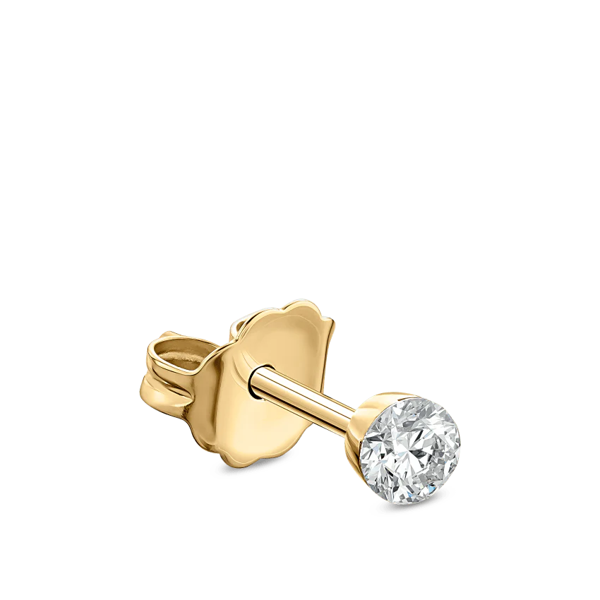 Invisible Set Diamond Stud Earring - Image 46