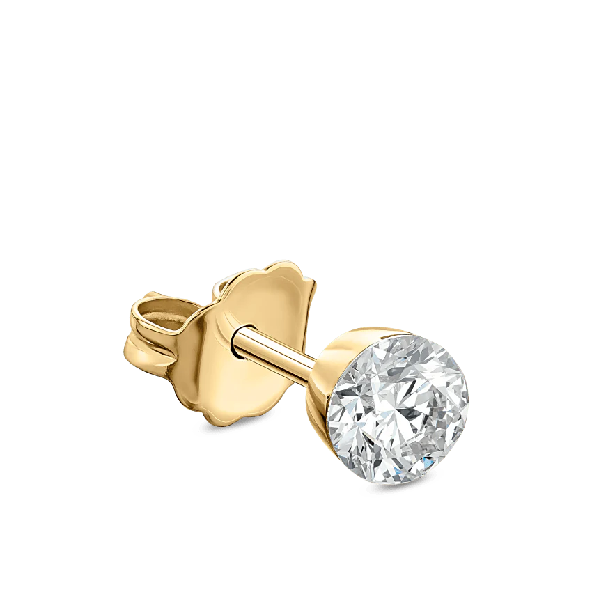Invisible Set Diamond Stud Earring - Image 50