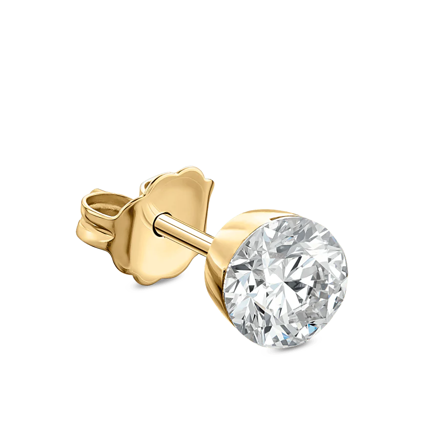 Invisible Set Diamond Stud Earring - Image 58