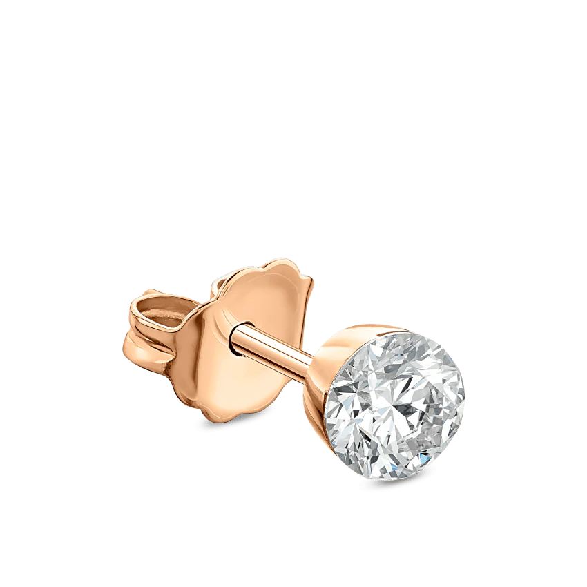 Invisible Set Diamond Stud Earring - Image 80