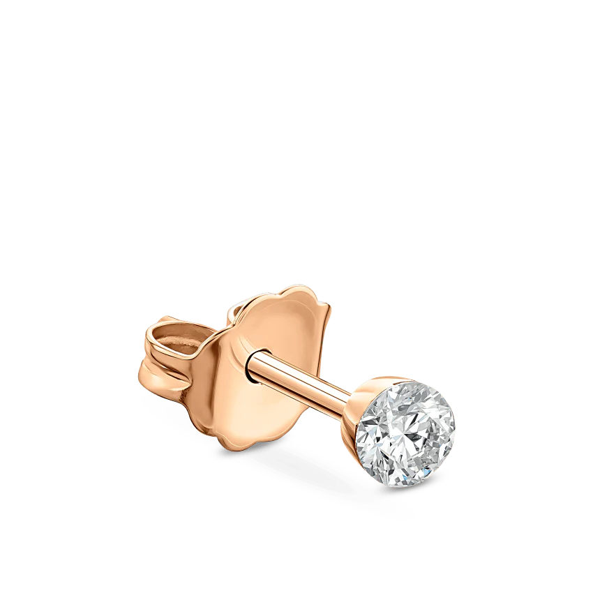 Invisible Set Diamond Stud Earring - Image 83