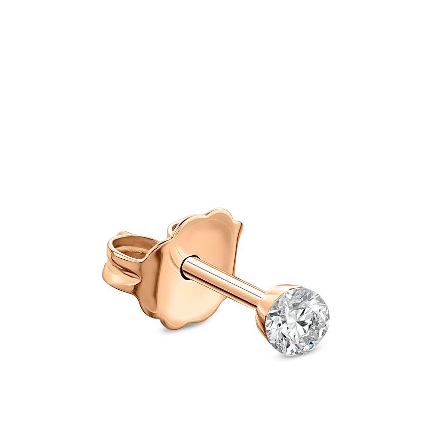 Invisible Set Diamond Stud Earring - Image 91