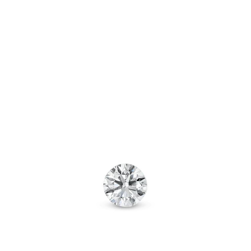 Invisible Set Diamond Threaded Stud Earring - Image 3