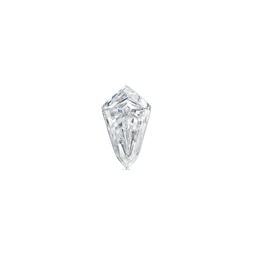 Invisible Set Kite Diamond Threaded Stud Earring - Image 4