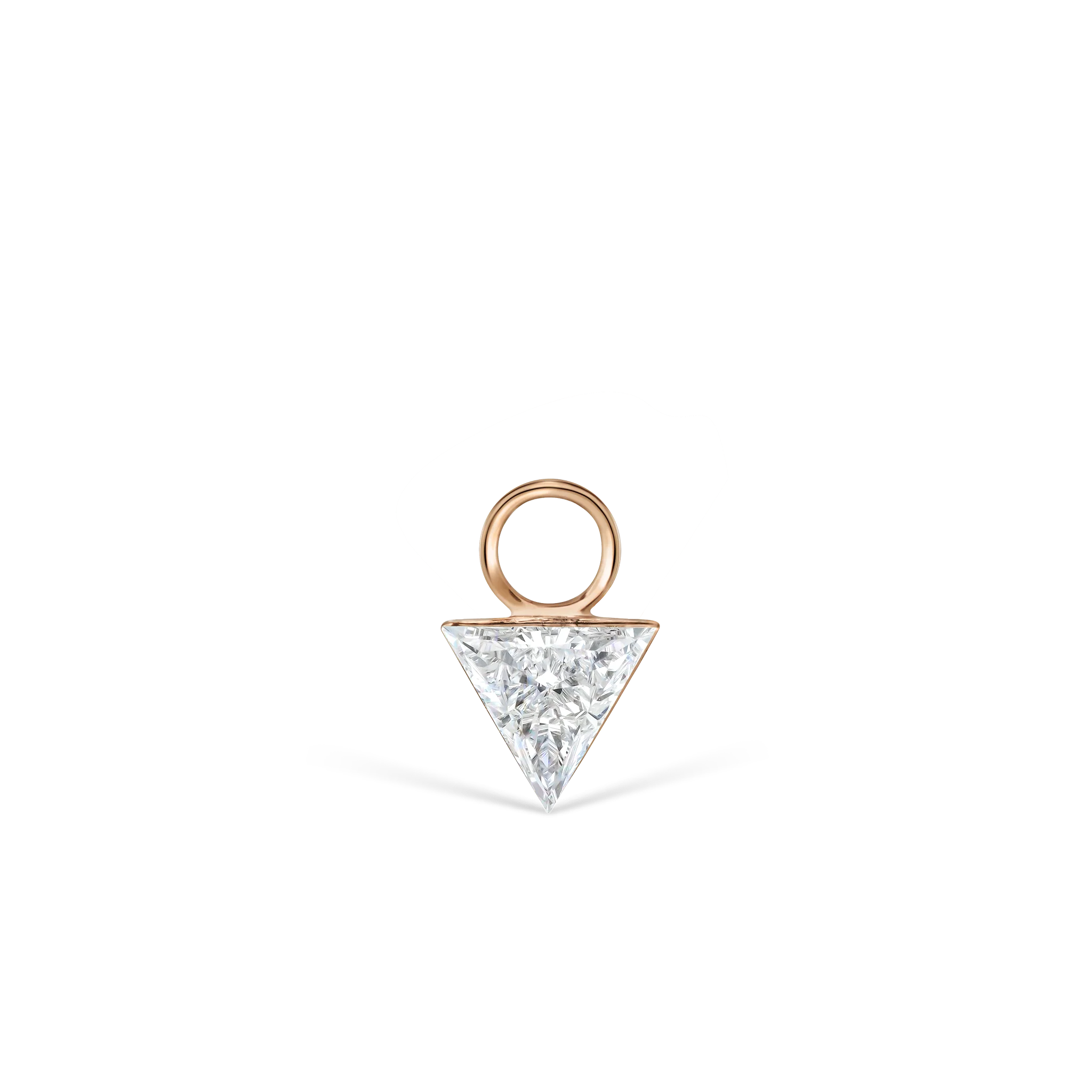 Invisible Set Triangle Diamond Charm - Image 17